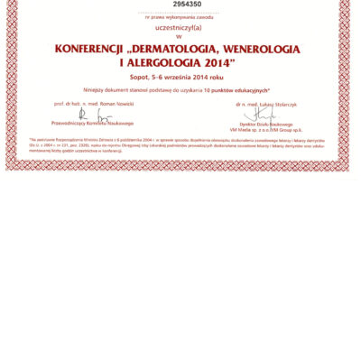 certyfikaty dermatologia i wenerologia katarzyna osipowicz str01 certyfikaty dermatologia i wenerologia katarzyna osipowicz str01