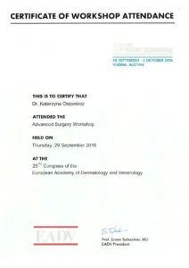 certyfikaty dermatologia i wenerologia katarzyna osipowicz str04