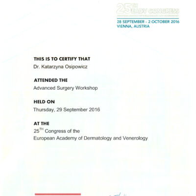 certyfikaty dermatologia i wenerologia katarzyna osipowicz str04 certyfikaty dermatologia i wenerologia katarzyna osipowicz str04