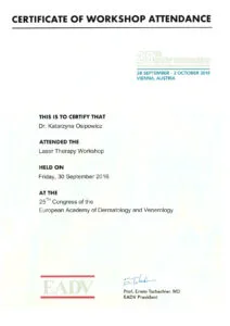 certyfikaty dermatologia i wenerologia katarzyna osipowicz str05