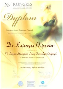 certyfikaty dermatologia katarzyna osipowicz str02