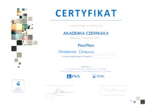 certyfikaty dermatologia katarzyna osipowicz str03