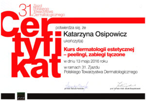 certyfikaty dermatologia katarzyna osipowicz str08