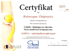 certyfikaty medycyna estetyczna katarzyna osipowicz str05