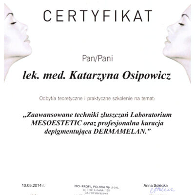 certyfikaty medycyna estetyczna katarzyna osipowicz str08 certyfikaty medycyna estetyczna katarzyna osipowicz str08
