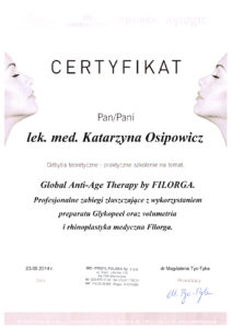 certyfikaty medycyna estetyczna katarzyna osipowicz str09