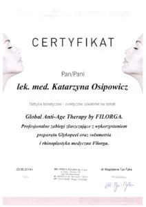 certyfikaty medycyna estetyczna katarzyna osipowicz str09