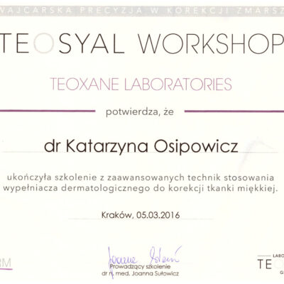 certyfikaty medycyna estetyczna katarzyna osipowicz str17 certyfikaty medycyna estetyczna katarzyna osipowicz str17