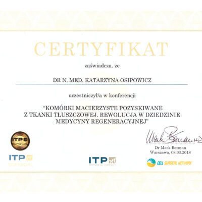 certyfikaty medycyna estetyczna katarzyna osipowicz str18 certyfikaty medycyna estetyczna katarzyna osipowicz str18