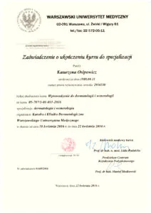 zaswiadczenie ukonczenia kursu i specjalizacji katarzyna osipowicz str02