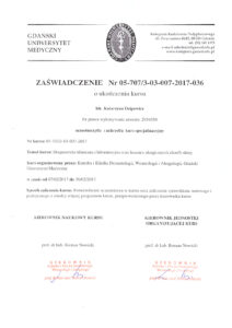 zaswiadczenie ukonczenia kursu i specjalizacji katarzyna osipowicz str03